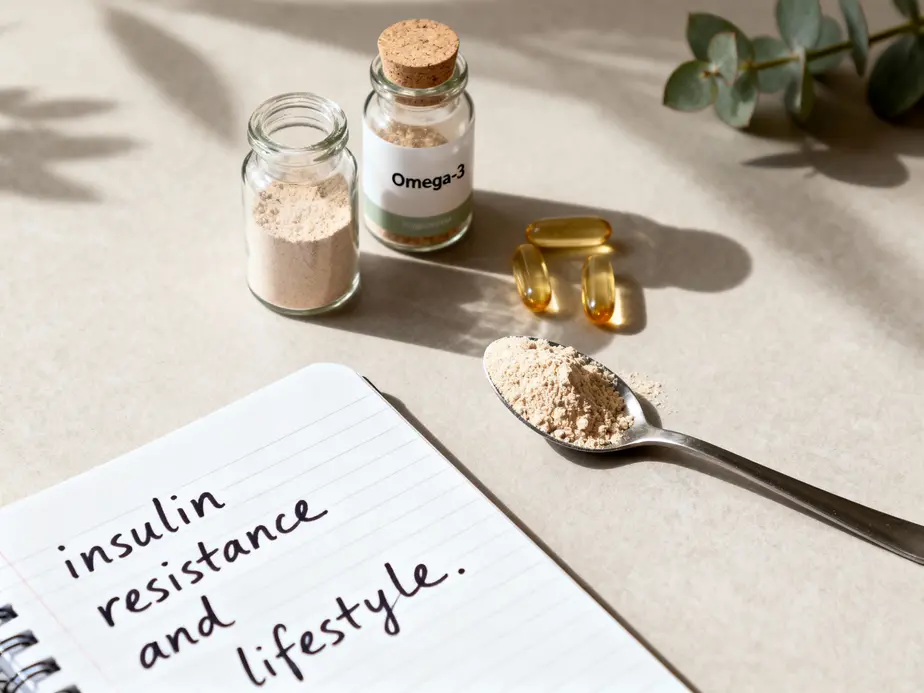 Compléments naturels et notes sur la prise en charge du SOPK, inositol et oméga‑3